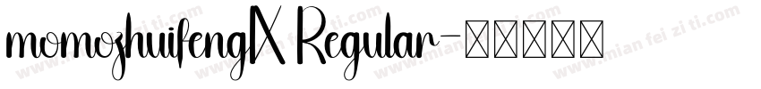 momozhuifengIX Regular字体转换